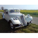 Citroën traction 11 b blanc 1949
