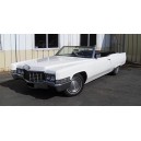 Cadillac De Ville Cabriolet blanc 1969