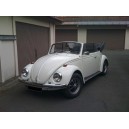 Volkswagen Coccinelle Cabriolet blanc cassé 1967