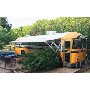 school bus de 1985 aménagé en camping car 