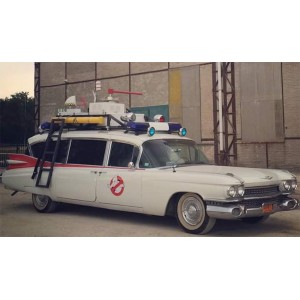 cadillac ambulance ghosbuster 1959