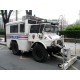 mercedes unimog 411 véhicule de la police anti manifestations