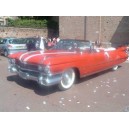 Cadillac De Ville Cabriolet rouge 1959
