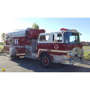 camion de pompiers américain food truck 