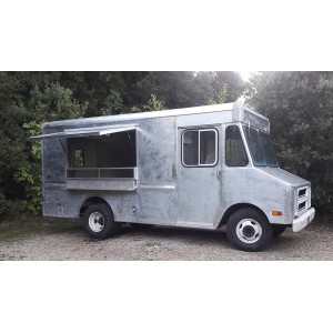 chevrolet step van food truck vintage de 1978 tout alu comme les airstreams