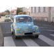 Renault Berline 4 CV bleu 1954