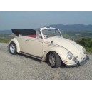 Volkswagen Coccinelle Cabriolet ivoire 1966