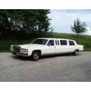 Cadillac Limousine Fleetwood blanc 1989