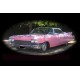 Cadillac coupé de ville 1960 rose